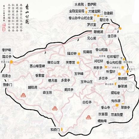 北京看红叶香山公园游玩攻略 北京看红叶香山公园游玩攻略
